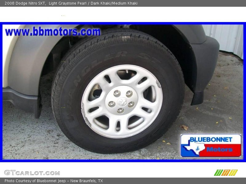Light Graystone Pearl / Dark Khaki/Medium Khaki 2008 Dodge Nitro SXT