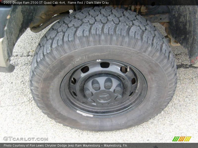 Flame Red / Dark Slate Gray 2003 Dodge Ram 2500 ST Quad Cab 4x4