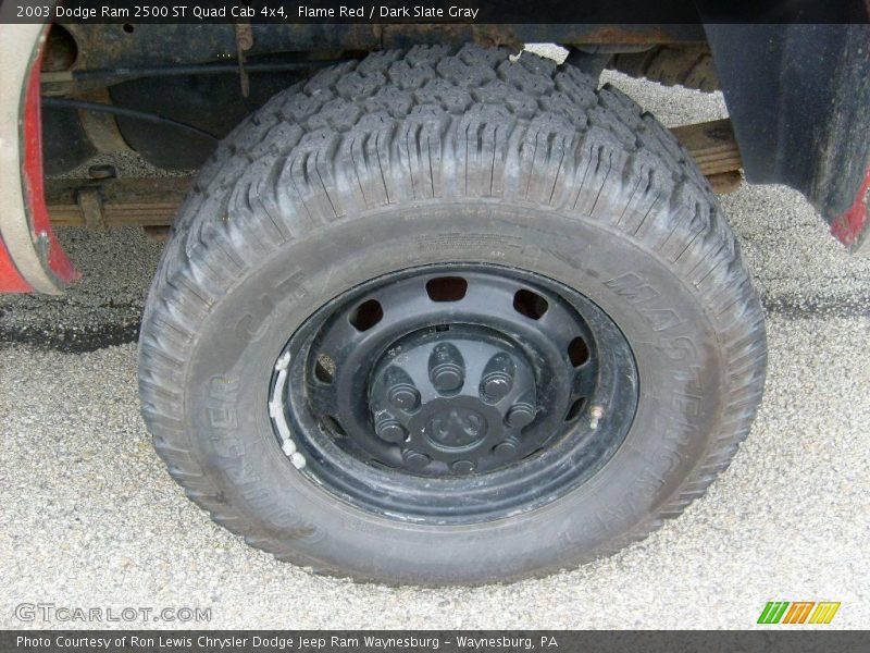 Flame Red / Dark Slate Gray 2003 Dodge Ram 2500 ST Quad Cab 4x4