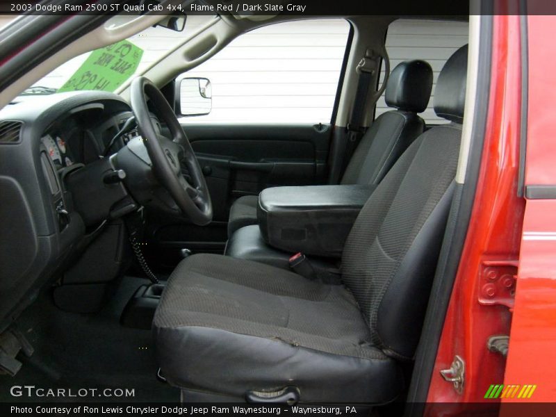 Flame Red / Dark Slate Gray 2003 Dodge Ram 2500 ST Quad Cab 4x4