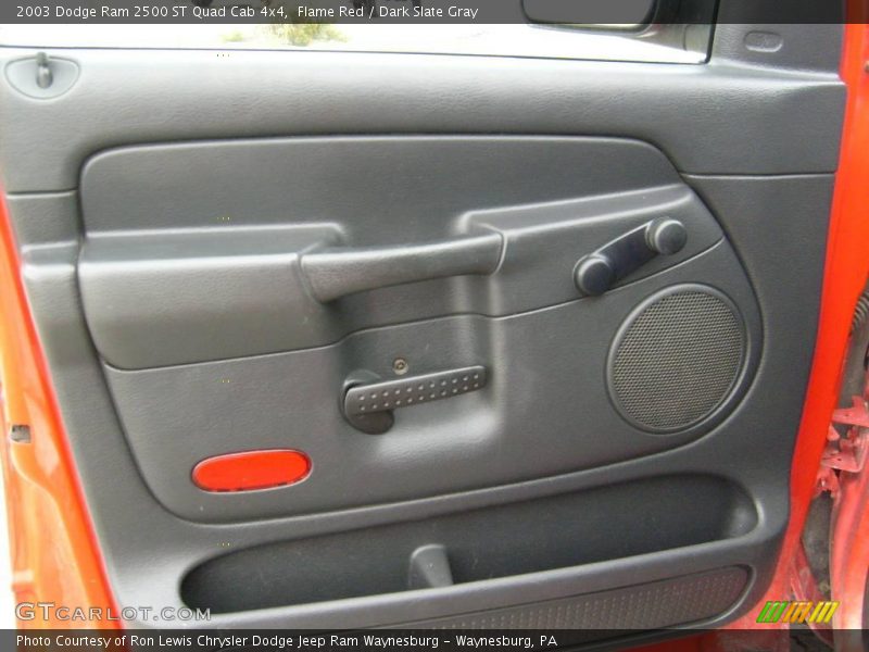 Flame Red / Dark Slate Gray 2003 Dodge Ram 2500 ST Quad Cab 4x4