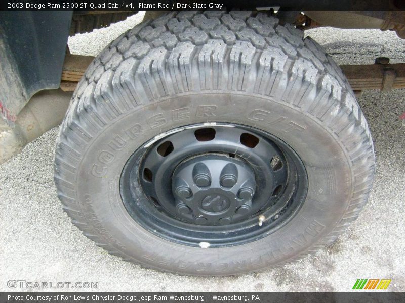 Flame Red / Dark Slate Gray 2003 Dodge Ram 2500 ST Quad Cab 4x4