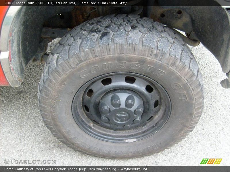 Flame Red / Dark Slate Gray 2003 Dodge Ram 2500 ST Quad Cab 4x4