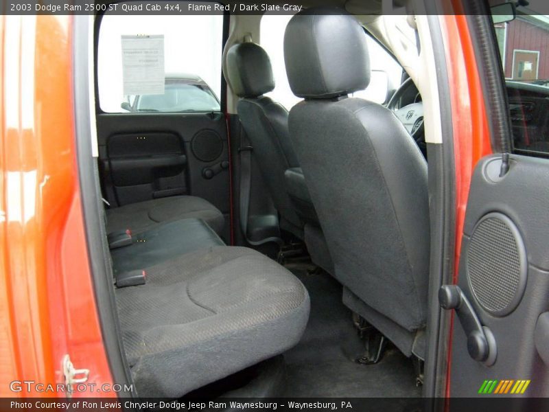 Flame Red / Dark Slate Gray 2003 Dodge Ram 2500 ST Quad Cab 4x4