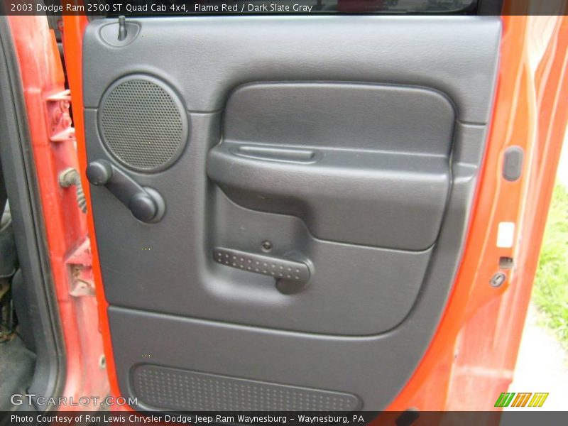 Flame Red / Dark Slate Gray 2003 Dodge Ram 2500 ST Quad Cab 4x4
