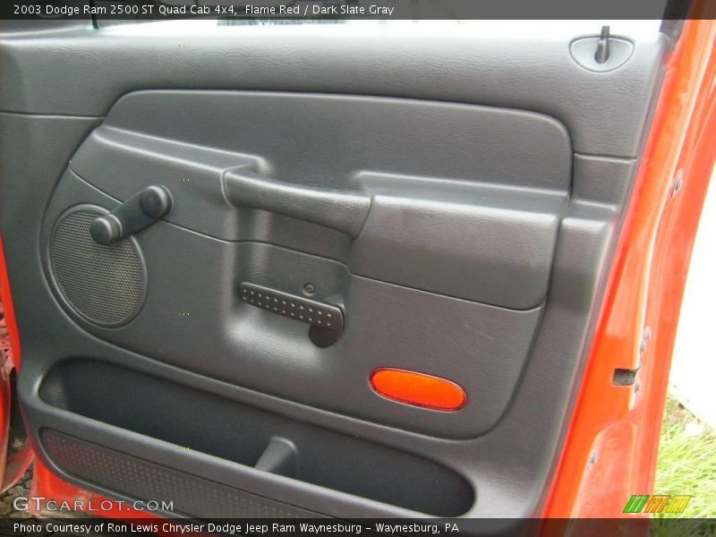 Flame Red / Dark Slate Gray 2003 Dodge Ram 2500 ST Quad Cab 4x4