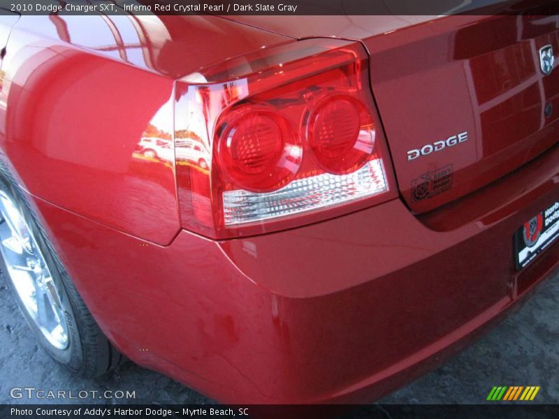 Inferno Red Crystal Pearl / Dark Slate Gray 2010 Dodge Charger SXT