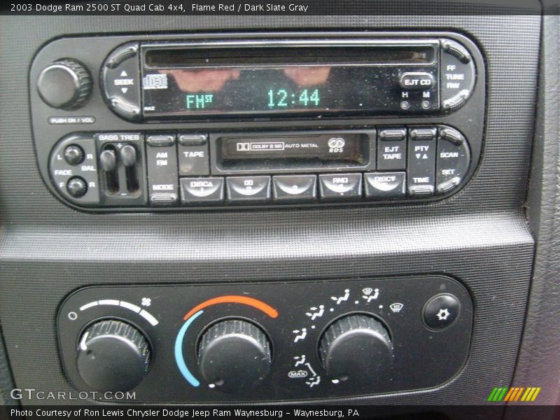 Flame Red / Dark Slate Gray 2003 Dodge Ram 2500 ST Quad Cab 4x4