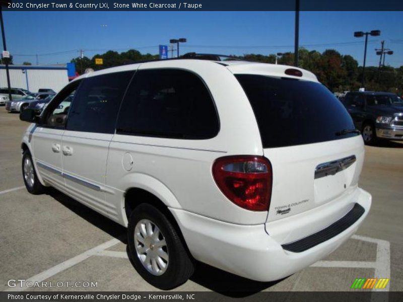 Stone White Clearcoat / Taupe 2002 Chrysler Town & Country LXi