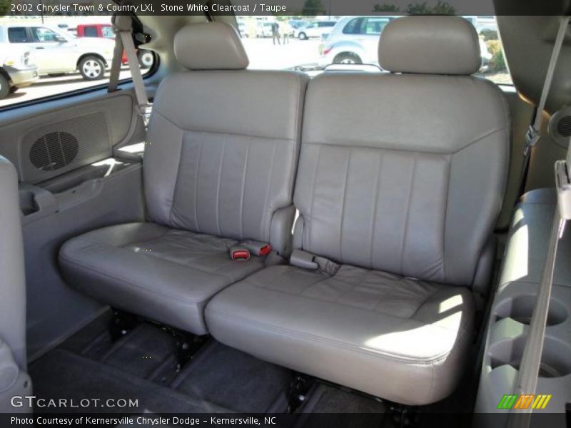 Stone White Clearcoat / Taupe 2002 Chrysler Town & Country LXi