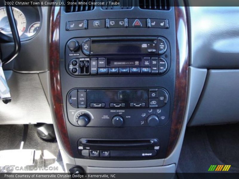 Stone White Clearcoat / Taupe 2002 Chrysler Town & Country LXi