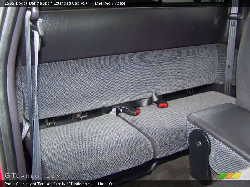 Flame Red / Agate 1999 Dodge Dakota Sport Extended Cab 4x4