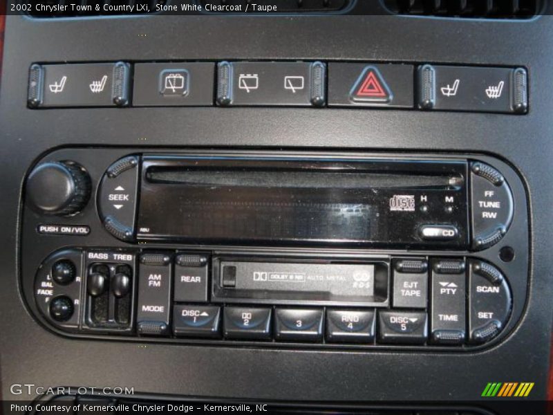 Stone White Clearcoat / Taupe 2002 Chrysler Town & Country LXi