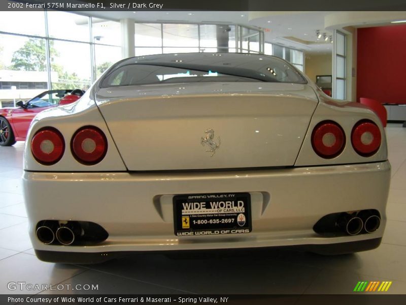 Silver / Dark Grey 2002 Ferrari 575M Maranello F1