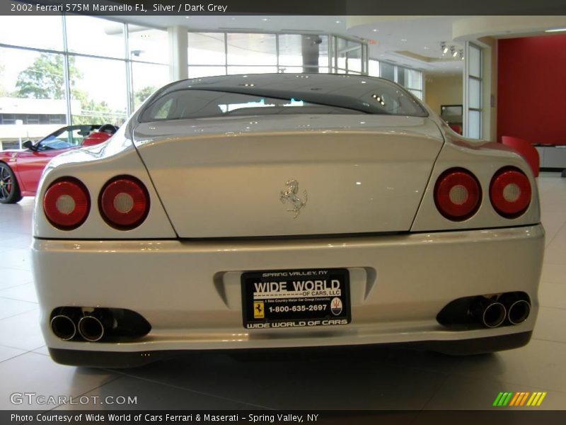 Silver / Dark Grey 2002 Ferrari 575M Maranello F1