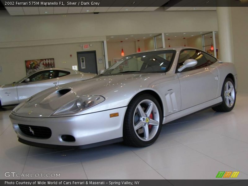 Silver / Dark Grey 2002 Ferrari 575M Maranello F1