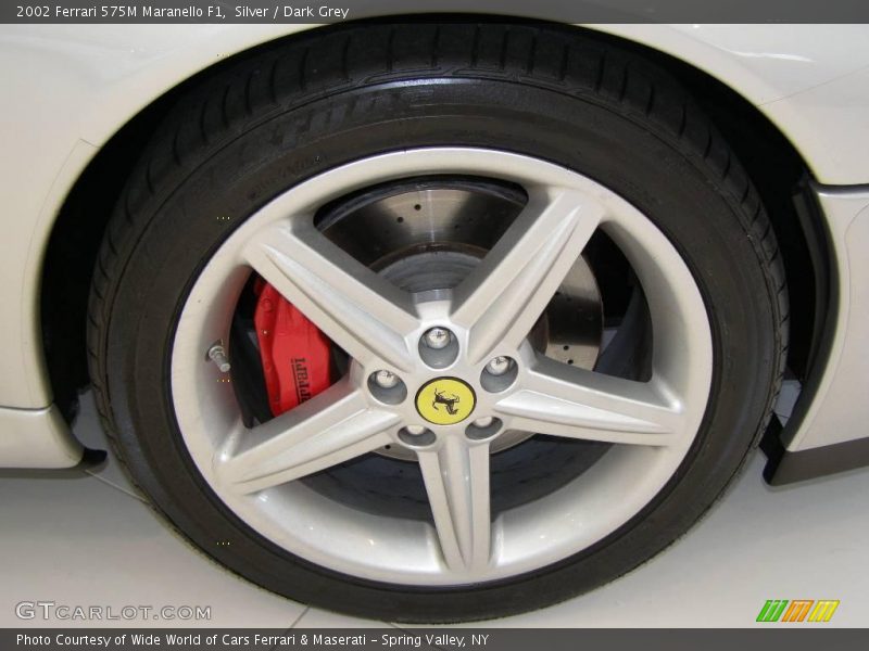 Silver / Dark Grey 2002 Ferrari 575M Maranello F1