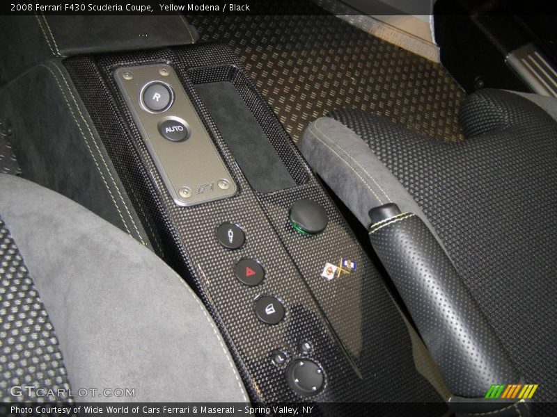 Yellow Modena / Black 2008 Ferrari F430 Scuderia Coupe