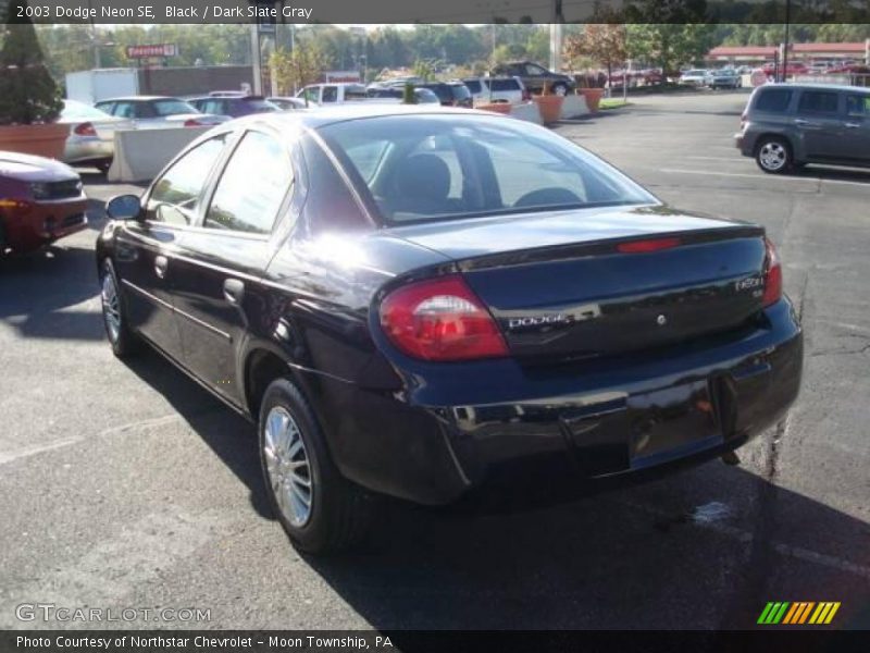 Black / Dark Slate Gray 2003 Dodge Neon SE