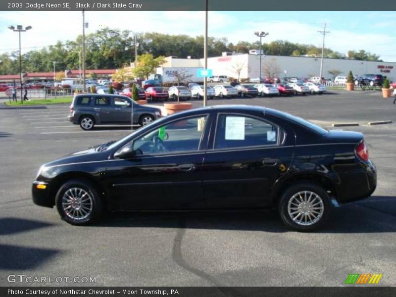 Black / Dark Slate Gray 2003 Dodge Neon SE