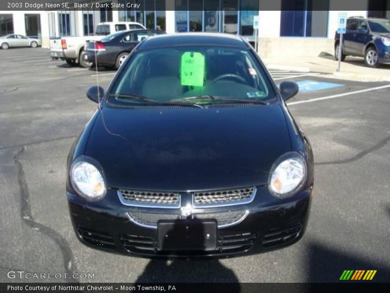 Black / Dark Slate Gray 2003 Dodge Neon SE