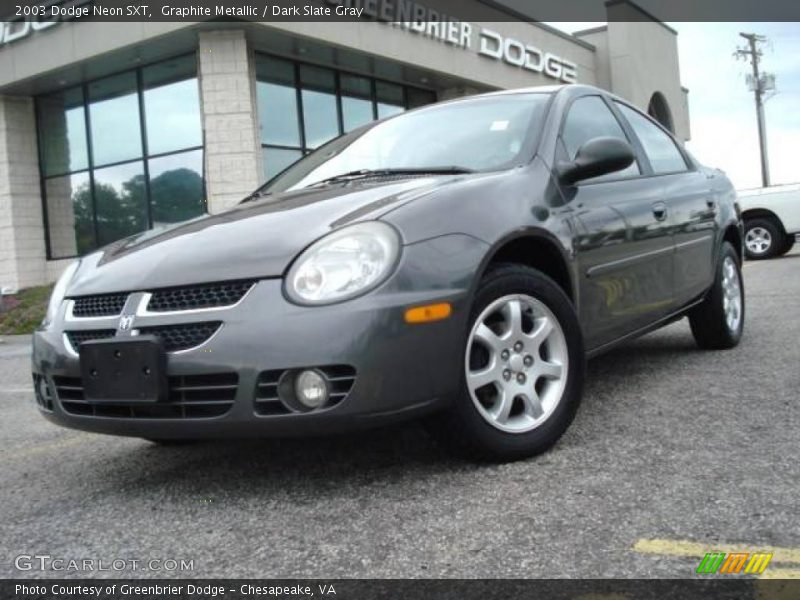 Graphite Metallic / Dark Slate Gray 2003 Dodge Neon SXT