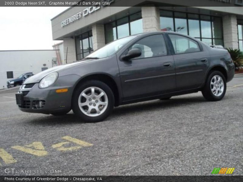 Graphite Metallic / Dark Slate Gray 2003 Dodge Neon SXT