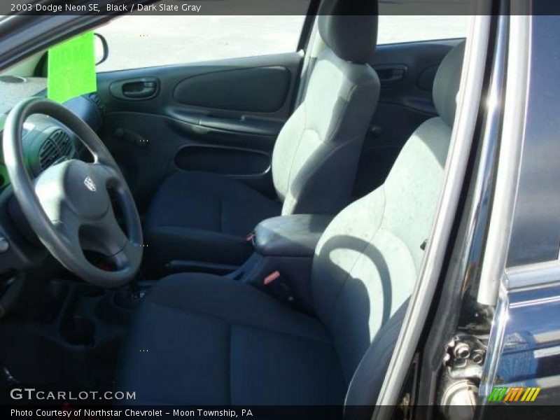 Black / Dark Slate Gray 2003 Dodge Neon SE