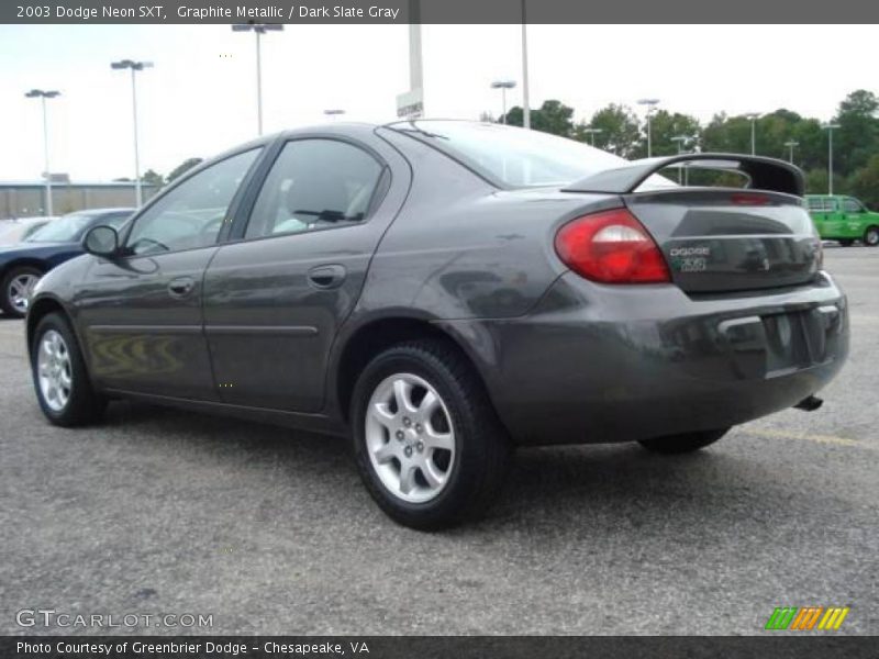 Graphite Metallic / Dark Slate Gray 2003 Dodge Neon SXT