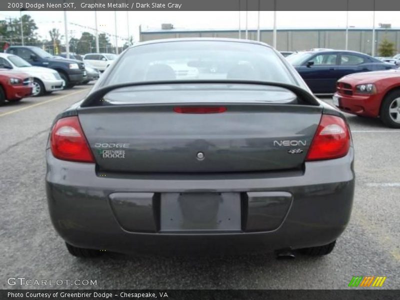 Graphite Metallic / Dark Slate Gray 2003 Dodge Neon SXT