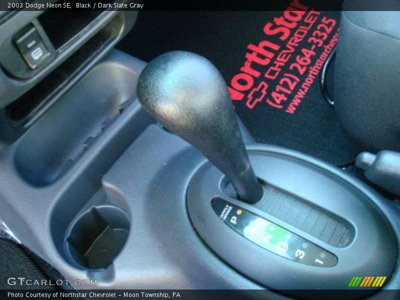 Black / Dark Slate Gray 2003 Dodge Neon SE