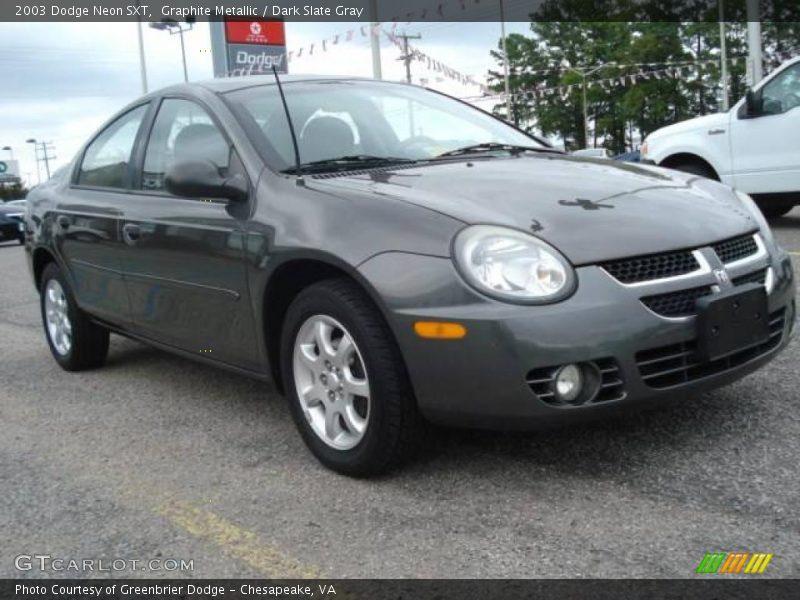 Graphite Metallic / Dark Slate Gray 2003 Dodge Neon SXT