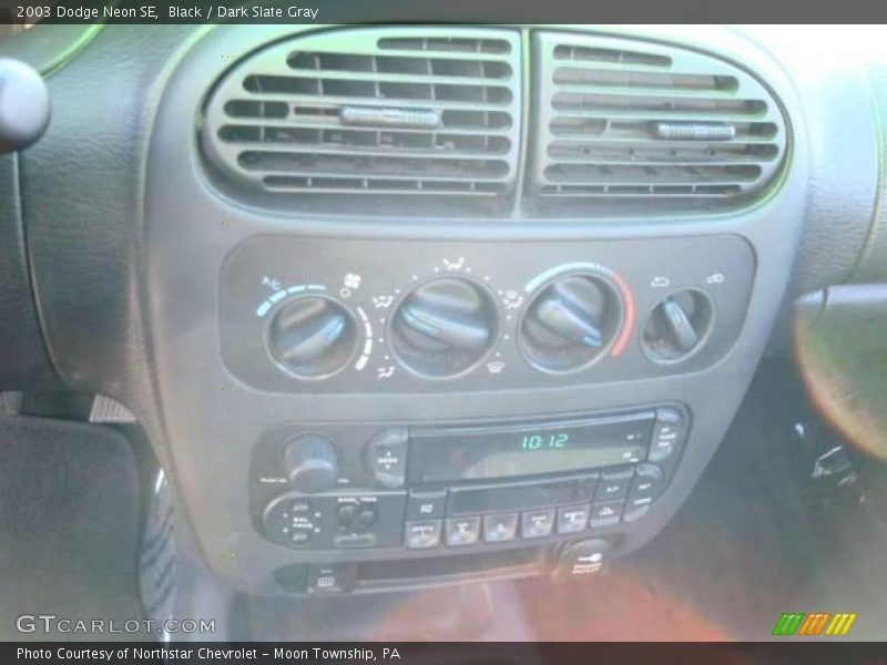 Black / Dark Slate Gray 2003 Dodge Neon SE