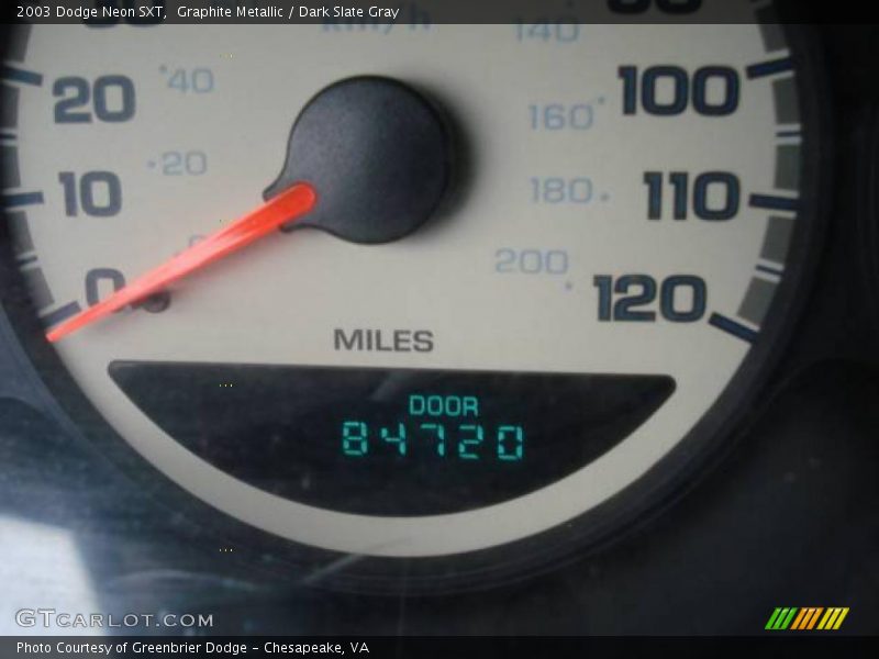 Graphite Metallic / Dark Slate Gray 2003 Dodge Neon SXT