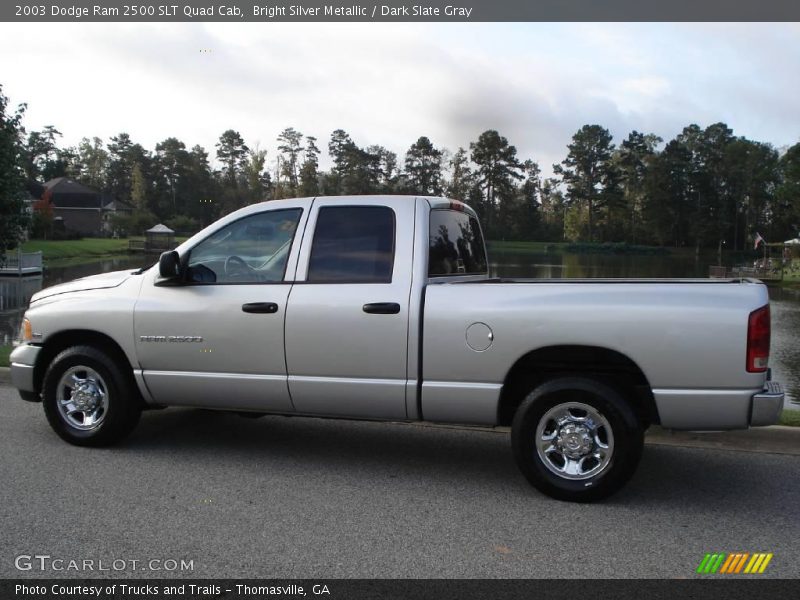 Bright Silver Metallic / Dark Slate Gray 2003 Dodge Ram 2500 SLT Quad Cab