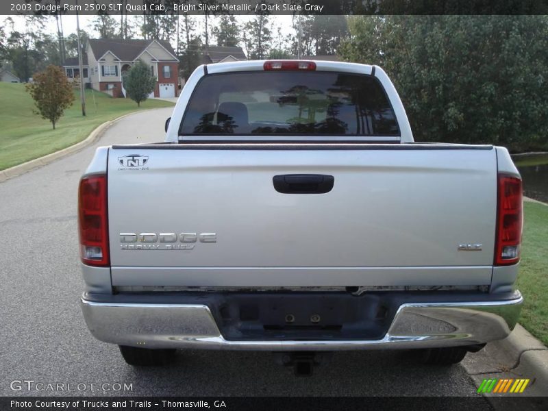 Bright Silver Metallic / Dark Slate Gray 2003 Dodge Ram 2500 SLT Quad Cab
