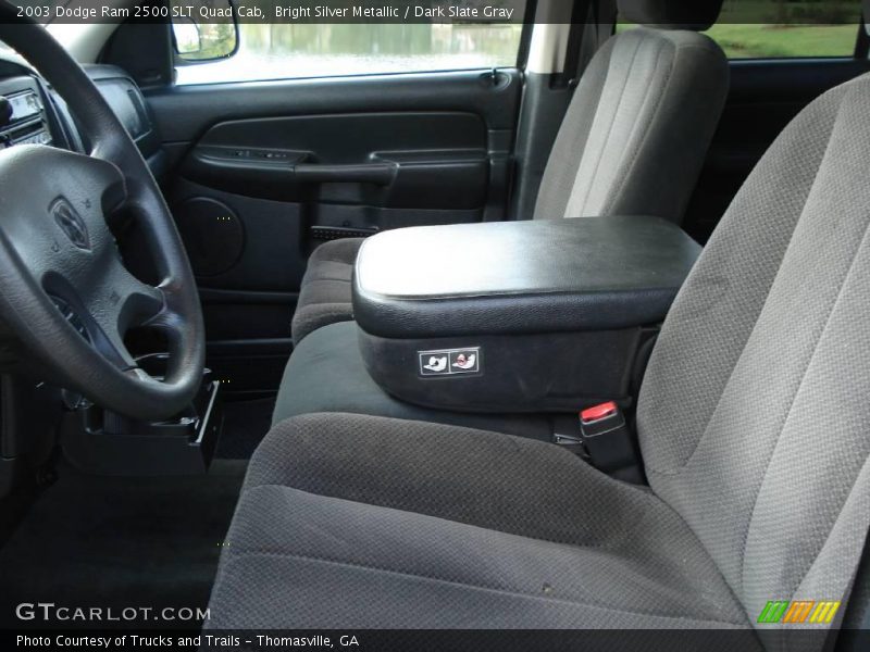 Bright Silver Metallic / Dark Slate Gray 2003 Dodge Ram 2500 SLT Quad Cab