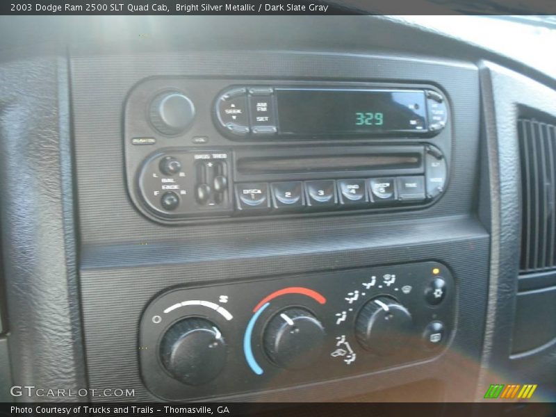 Bright Silver Metallic / Dark Slate Gray 2003 Dodge Ram 2500 SLT Quad Cab