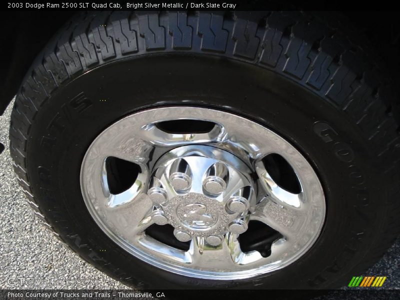 Bright Silver Metallic / Dark Slate Gray 2003 Dodge Ram 2500 SLT Quad Cab