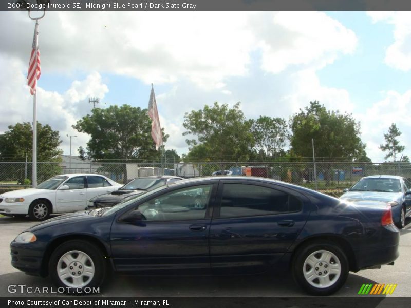 Midnight Blue Pearl / Dark Slate Gray 2004 Dodge Intrepid SE