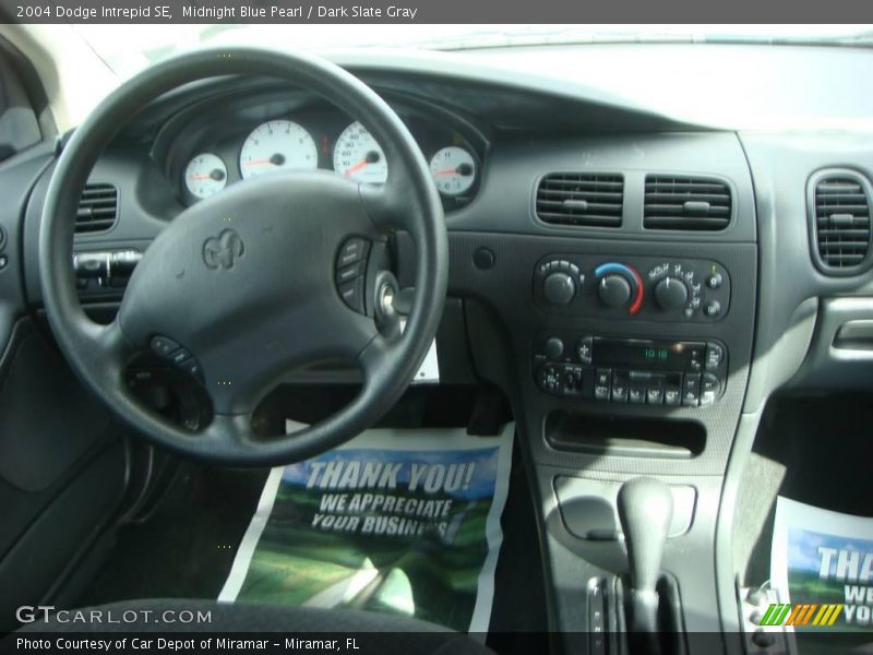 Midnight Blue Pearl / Dark Slate Gray 2004 Dodge Intrepid SE