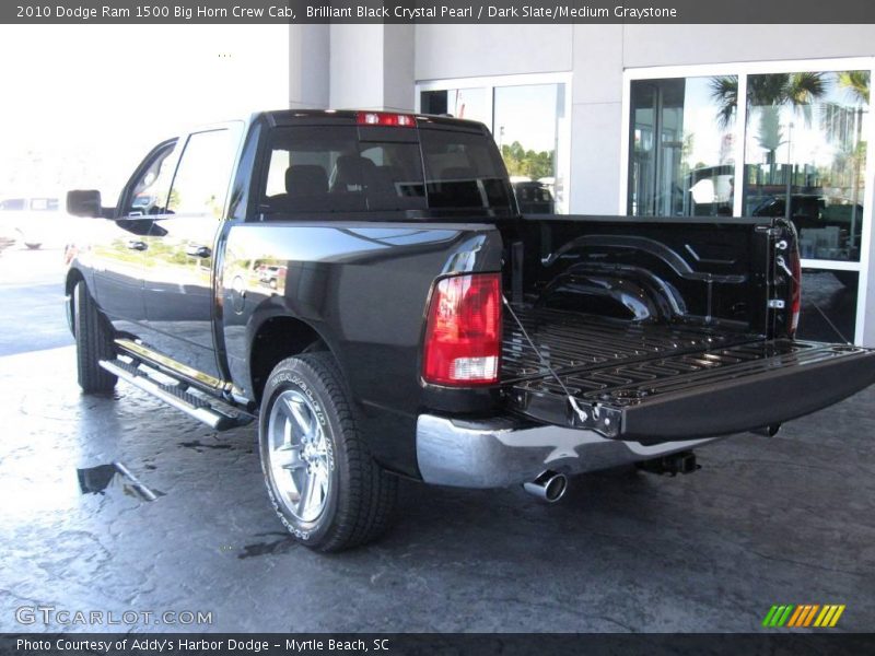 Brilliant Black Crystal Pearl / Dark Slate/Medium Graystone 2010 Dodge Ram 1500 Big Horn Crew Cab