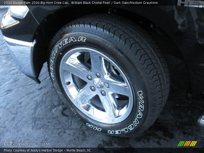 Brilliant Black Crystal Pearl / Dark Slate/Medium Graystone 2010 Dodge Ram 1500 Big Horn Crew Cab