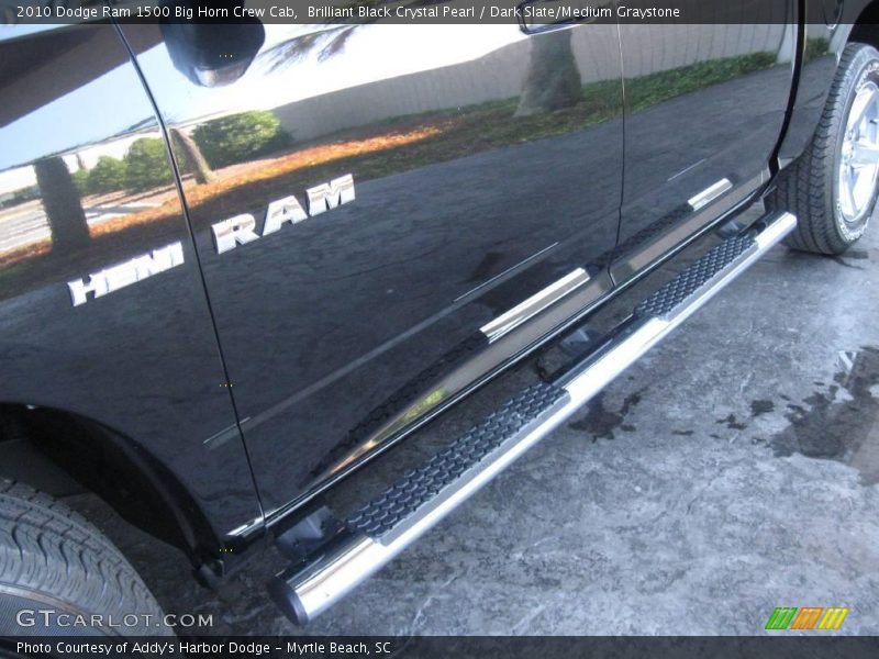Brilliant Black Crystal Pearl / Dark Slate/Medium Graystone 2010 Dodge Ram 1500 Big Horn Crew Cab