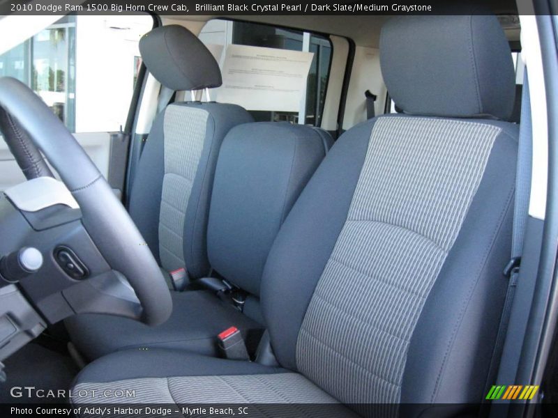 Brilliant Black Crystal Pearl / Dark Slate/Medium Graystone 2010 Dodge Ram 1500 Big Horn Crew Cab