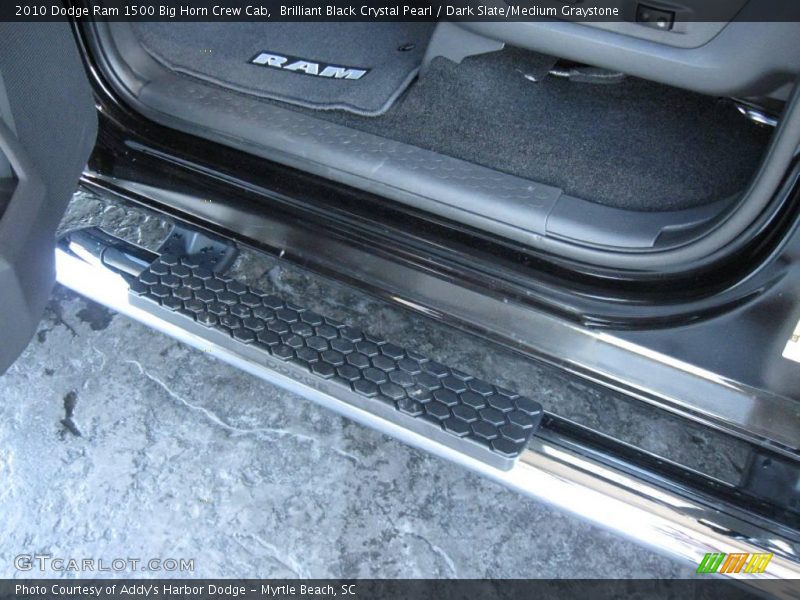 Brilliant Black Crystal Pearl / Dark Slate/Medium Graystone 2010 Dodge Ram 1500 Big Horn Crew Cab