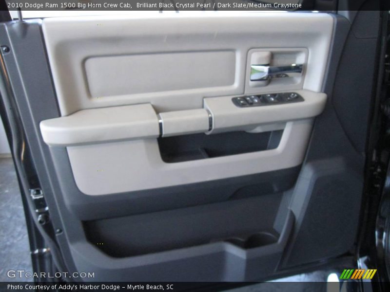 Brilliant Black Crystal Pearl / Dark Slate/Medium Graystone 2010 Dodge Ram 1500 Big Horn Crew Cab