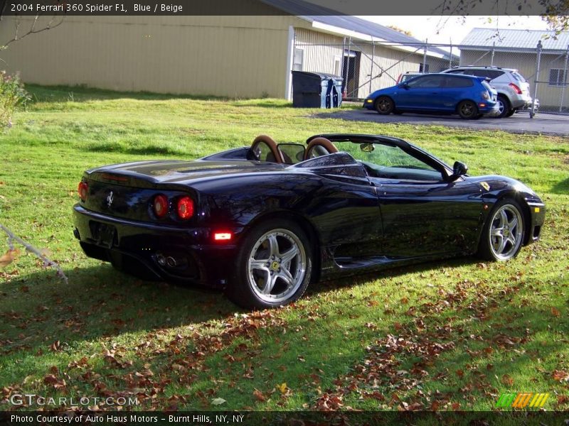Blue / Beige 2004 Ferrari 360 Spider F1