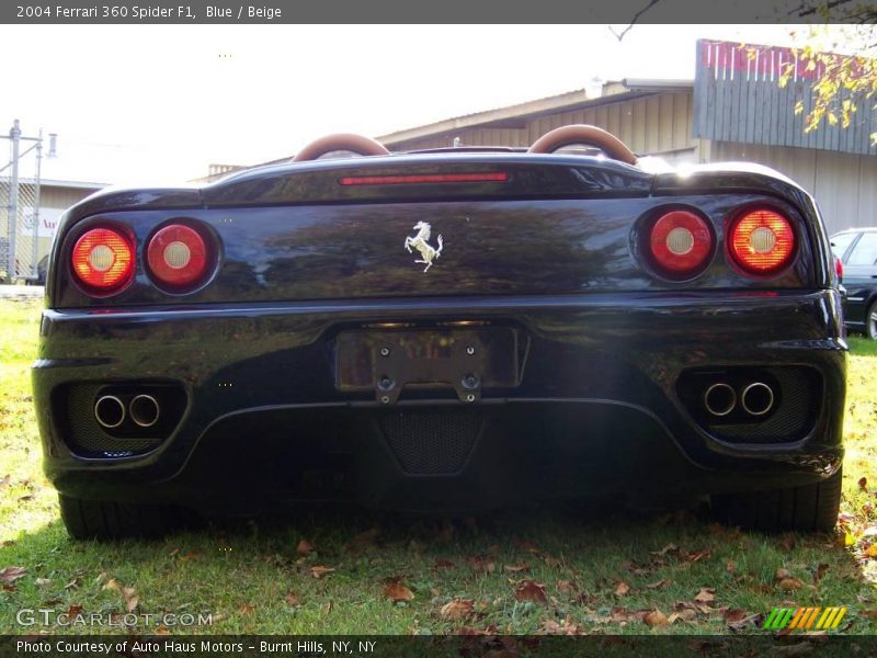 Blue / Beige 2004 Ferrari 360 Spider F1