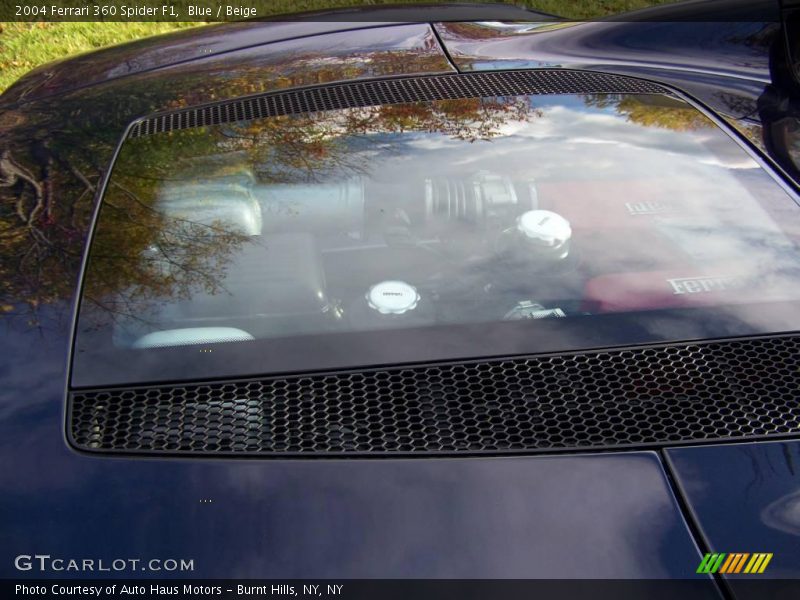 Blue / Beige 2004 Ferrari 360 Spider F1